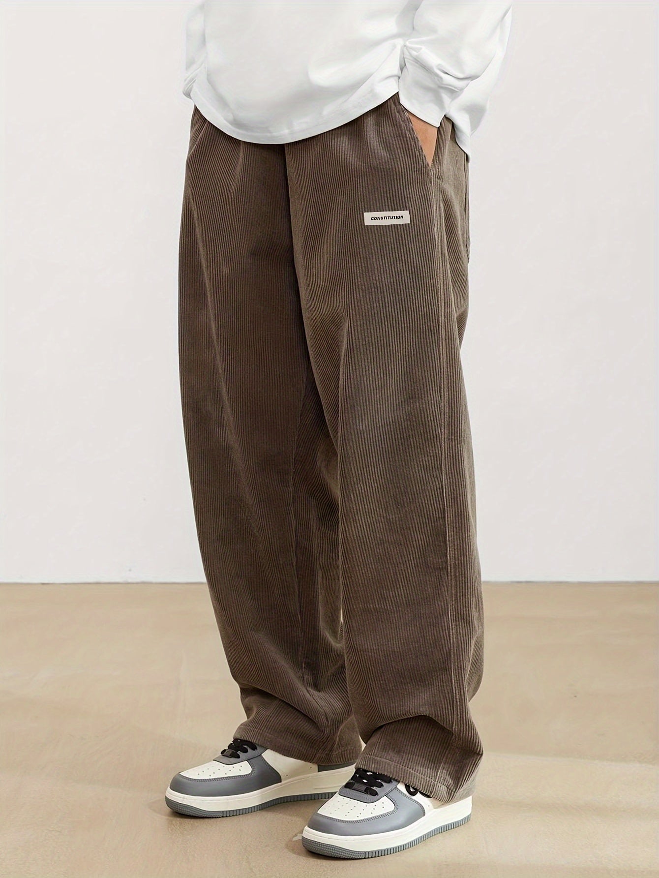 Varello – Herren Cordhose mit Geradem Bein & Taschen im Retro-Stil-Braun-S-HauteBerlin