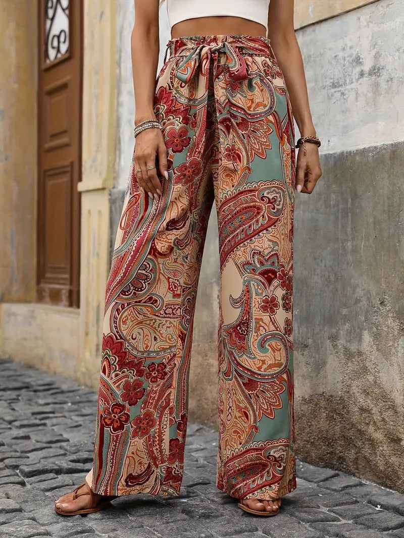 Stella - Boho-Hose mit geradem Bein-HauteBerlin