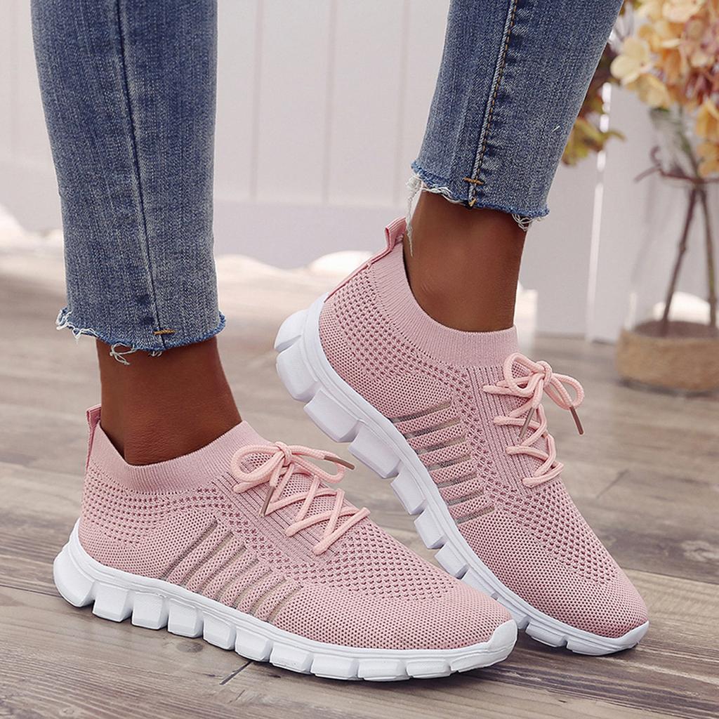 Rachele - Orthopädische Komfort-Damenturnschuhe-Rosa-35-HauteBerlin