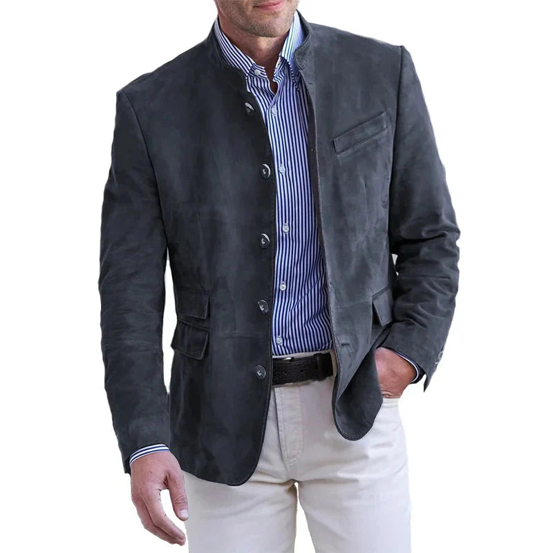 Blazer Jacke - Einreihig - Herbst - Retro Jacke - Herrenjacken-HauteBerlin