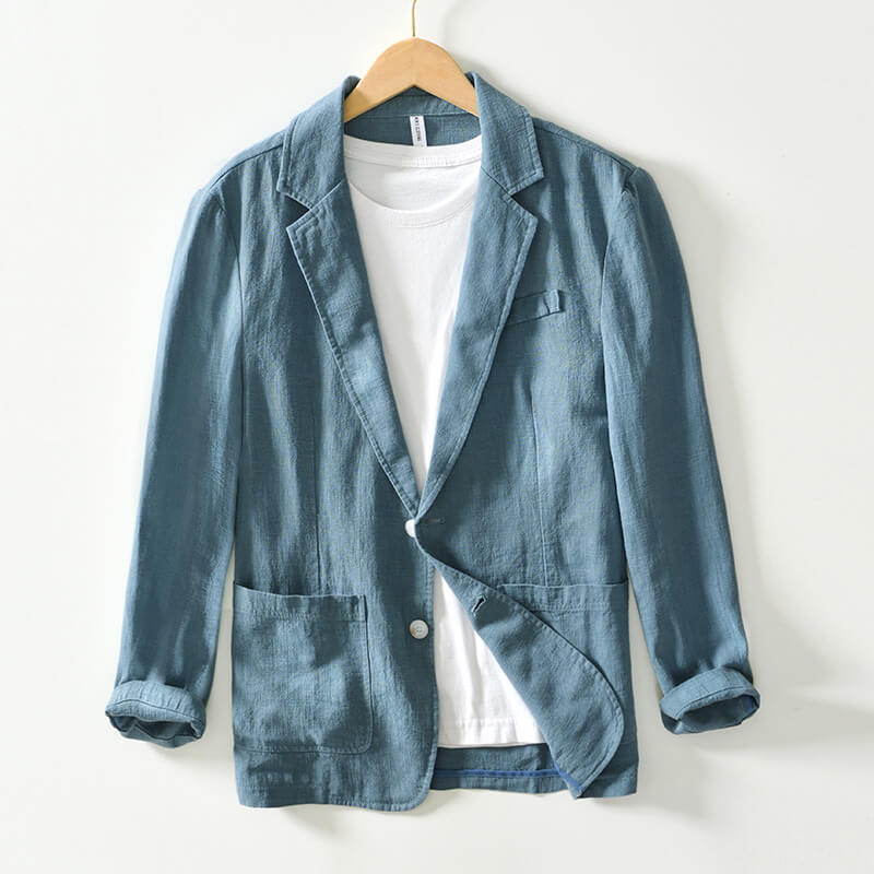Blazerjacke | Einreiher – leicht – Leinenblazer | Herrenjacken-HauteBerlin