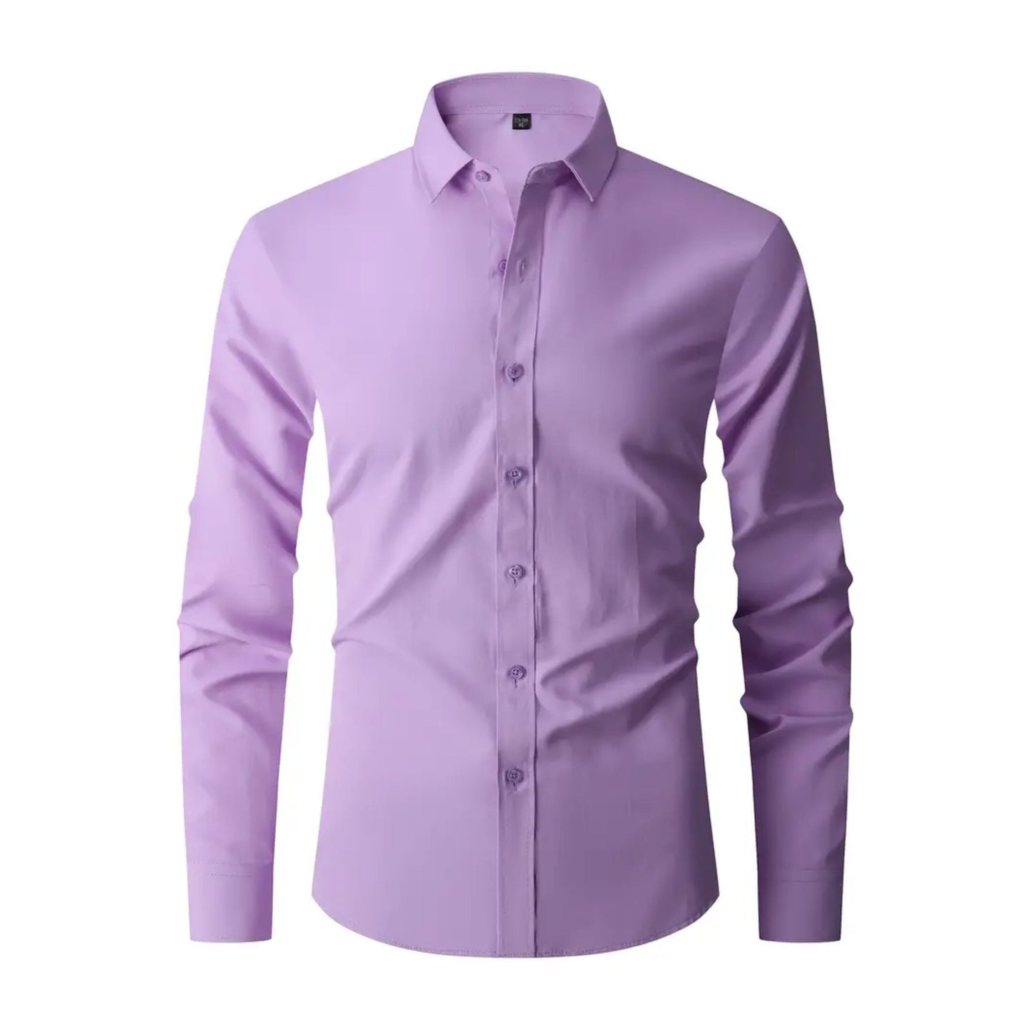 Bügelfreies Herrenhemd - Knitterfrei - Slim Fit - Hemd - Button-Up Hemd-HauteBerlin