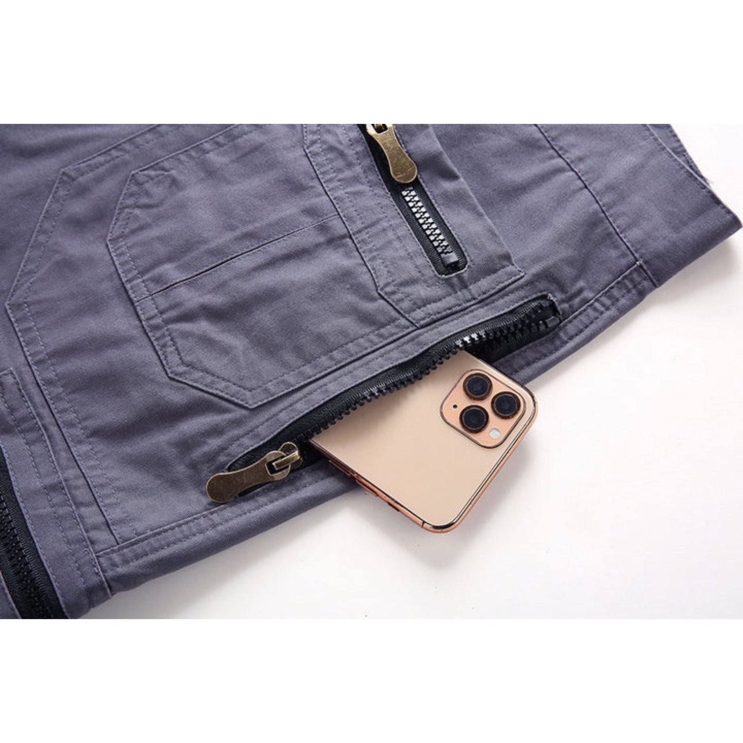 Cargo-Shorts | Freizeit | Taschen | Lange Shorts | Caprihosen für Männer-HauteBerlin