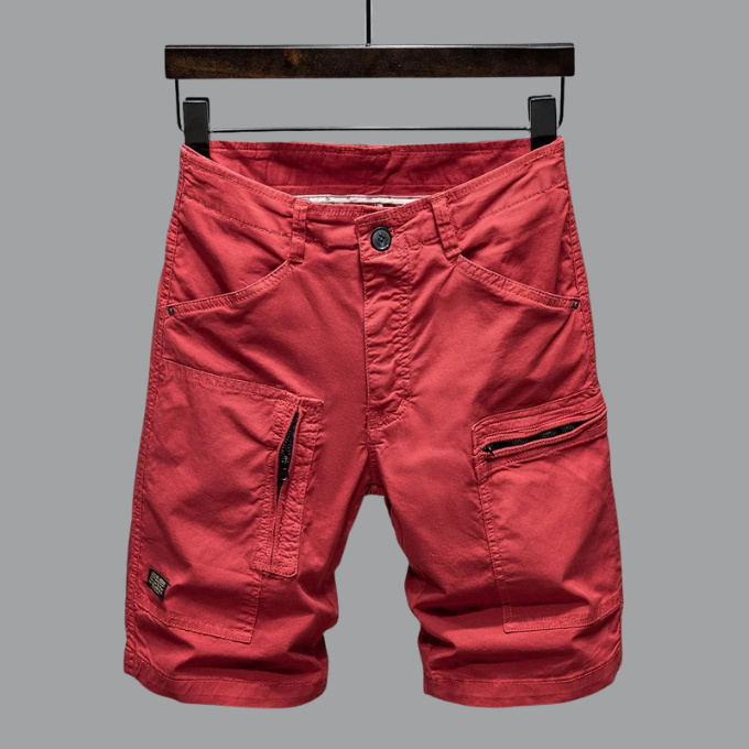 Cargo-Shorts | Stretch | Lockere Passform | Lange Shorts | Shorts für Herren-HauteBerlin