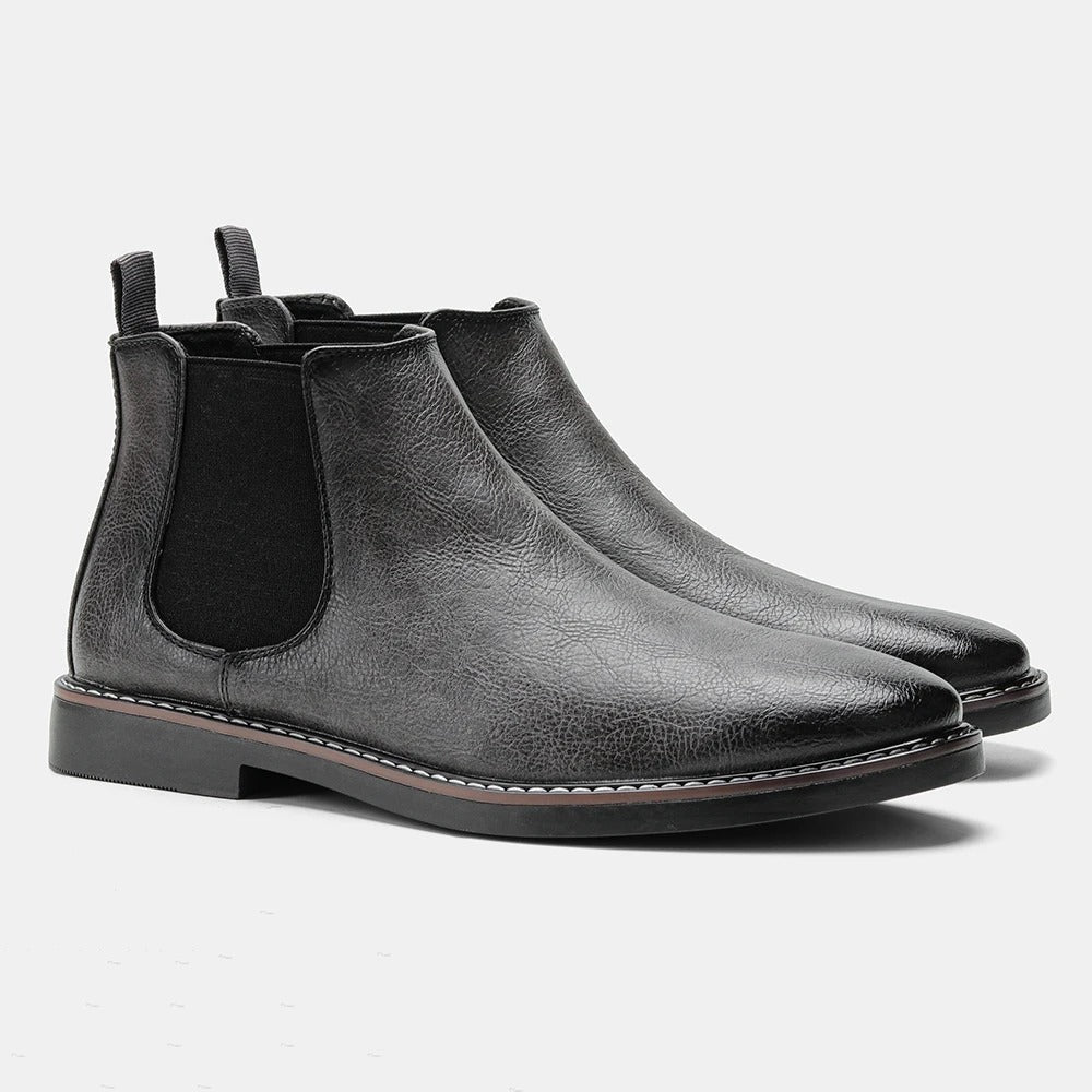 Chelsea Boots - Flache Herrenstiefel zum Hineinschlüpfen-HauteBerlin