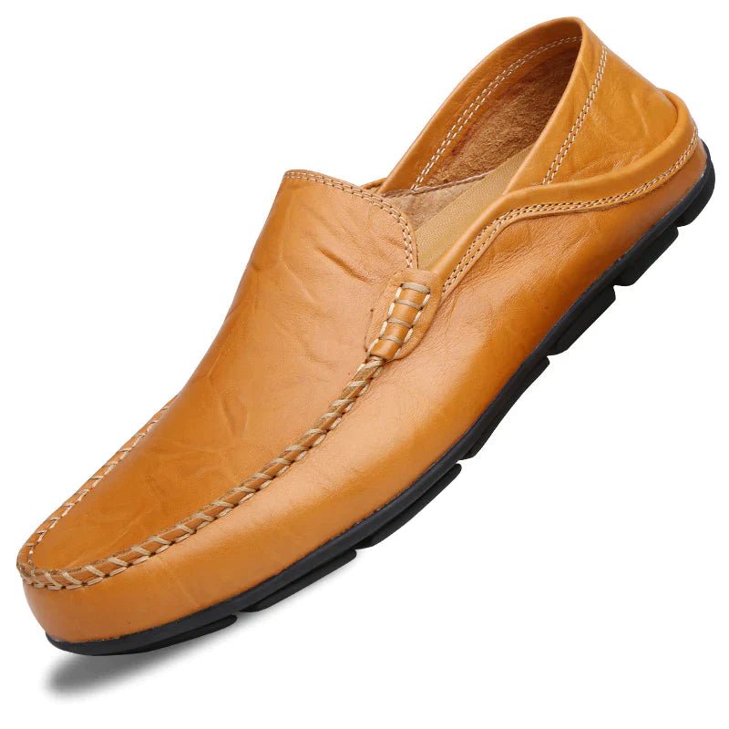 Herren-Slipper | Bequem | Slip-On | Leder-Slipper | Herrenschuhe-HauteBerlin