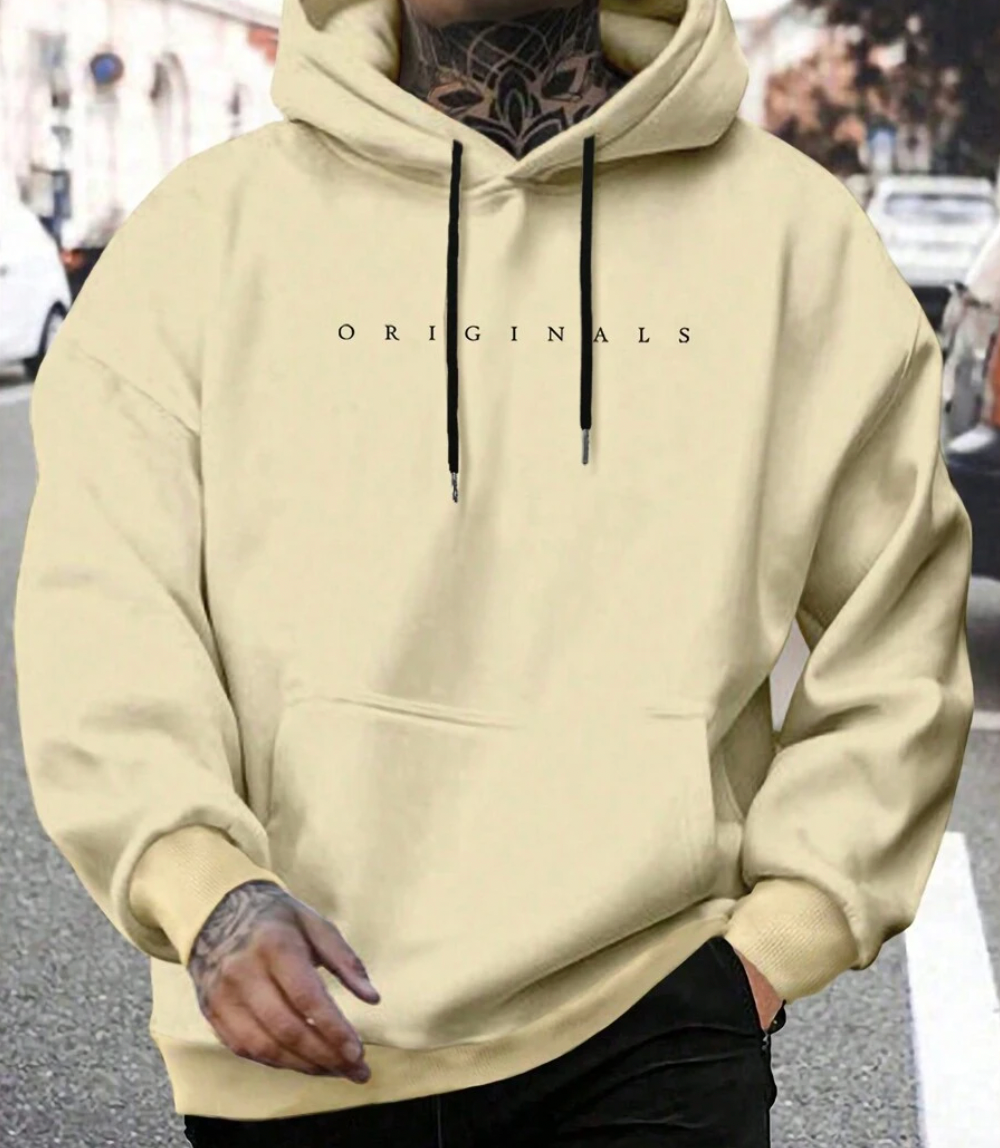 Kapuzenpulli - Gemütlicher Pullover-Hoodie mit Kordelzug für Männer-HauteBerlin