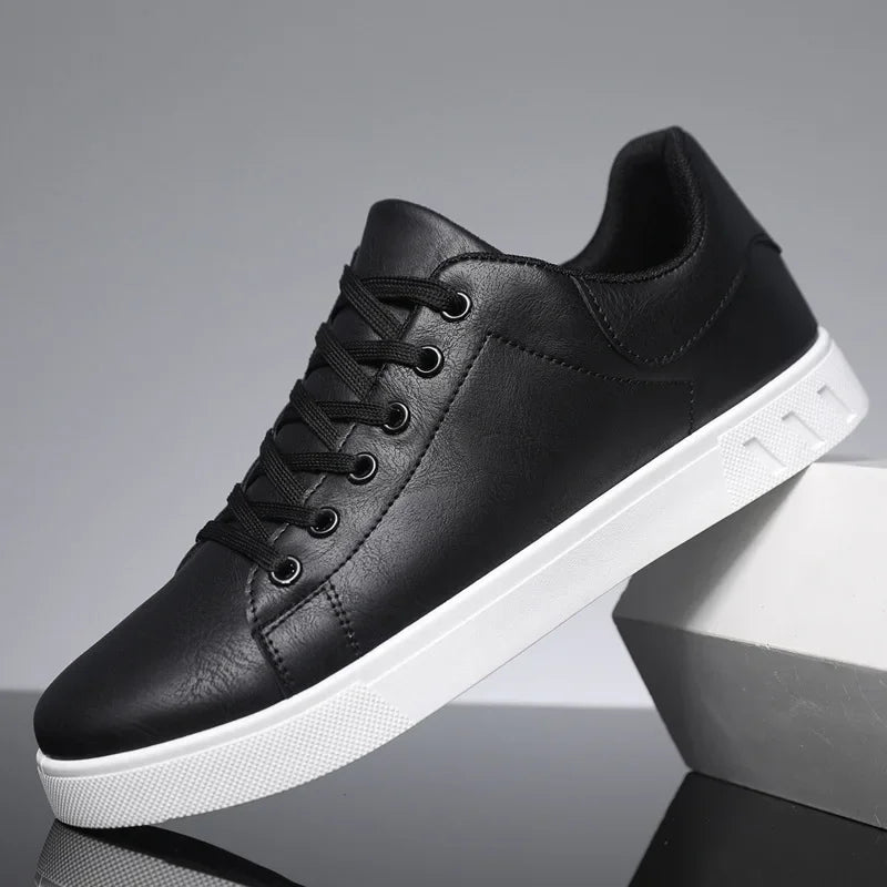 Ledersneakers | Lässig | Schnürsenkel | Trendy Sneakers | Herrensneakers-HauteBerlin