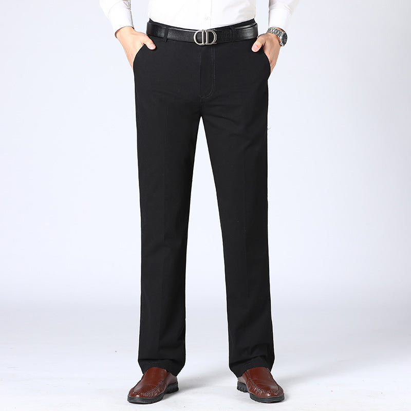 Lockere Hosen | Smart Casual | Gerader Schnitt | Anzughosen | Herrenhosen-HauteBerlin