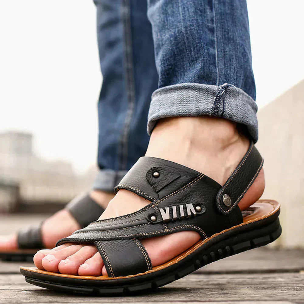 Orthopädische Sandalen - Ergonomisch - Rutschfest - Wanderschuhe - Herrensandalen-HauteBerlin