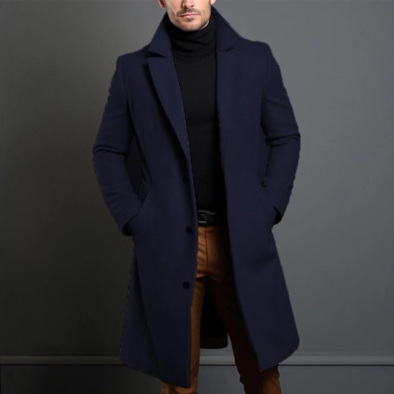 Pepin Langer Trenchcoat für Männer-HauteBerlin