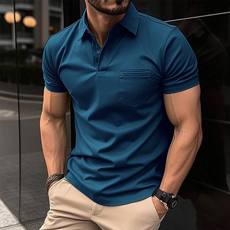 Polohemd | Mit Kragen | Kurzarm | Polo-T-Shirt | Herrenbekleidung-HauteBerlin