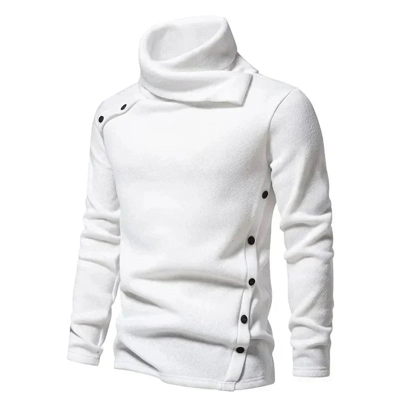 Rollkragenpullover – Langärmliger Pullover mit hohem Kragen für Herren-HauteBerlin