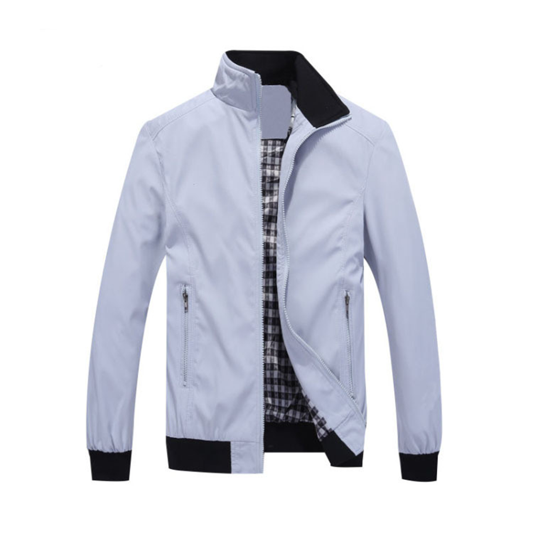 Sommerjacke – Winddichte Harrington-Jacke mit Reißverschluss für Herren-HauteBerlin