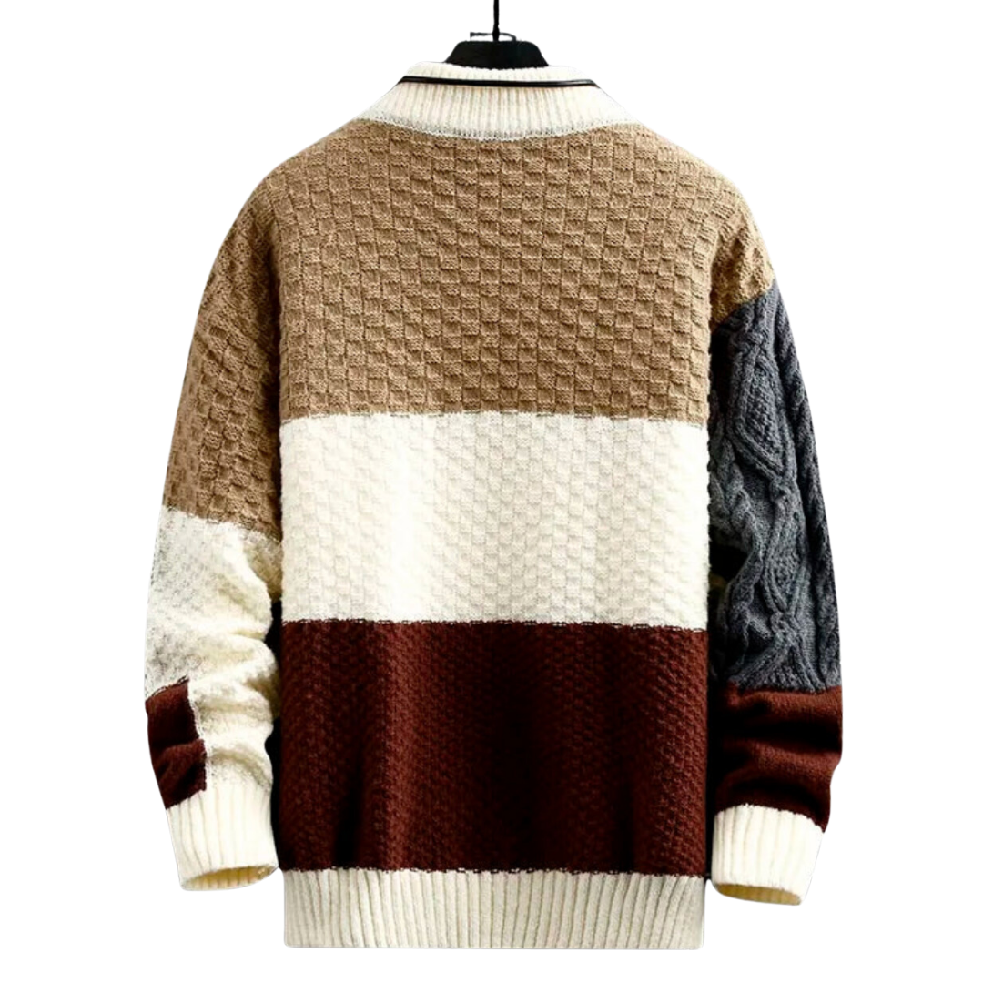 Strickpullover | Winter | Rundhalsausschnitt | Grobstrickpullover | Herren-Strickwaren-HauteBerlin
