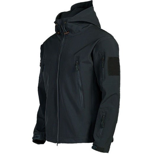 Taktische Jacke - Kapuze - Wasserdicht - Outdoorjacke - Windjacke für Männer-HauteBerlin