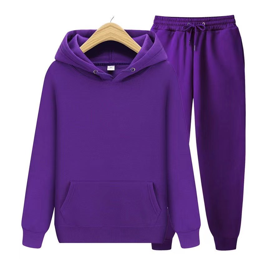 Strionyx – Herren Trainingsanzug Set mit Hoodie & Jogginghose-Lila-S-HauteBerlin