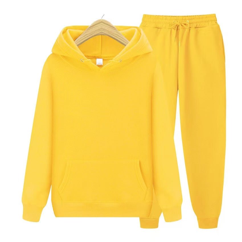 Strionyx – Herren Trainingsanzug Set mit Hoodie & Jogginghose-Gelb-S-HauteBerlin