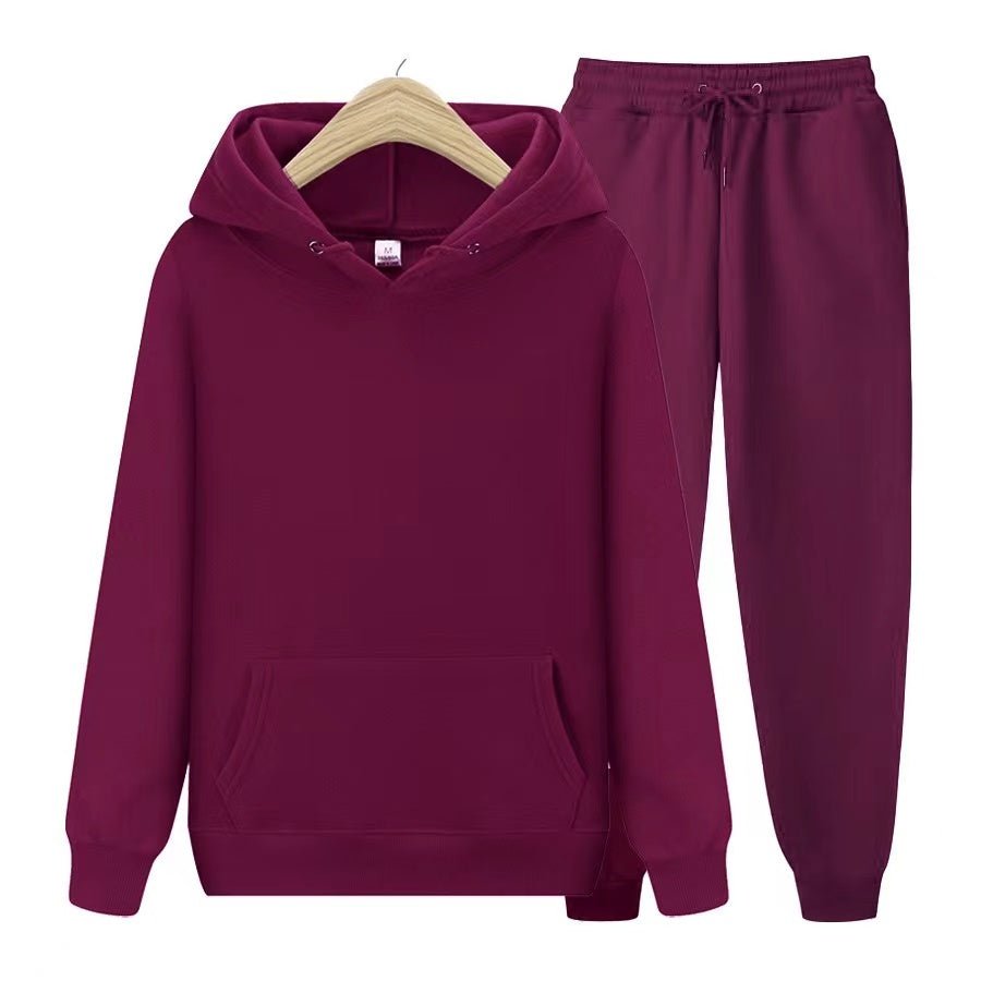 Strionyx – Herren Trainingsanzug Set mit Hoodie & Jogginghose-Merlot-S-HauteBerlin