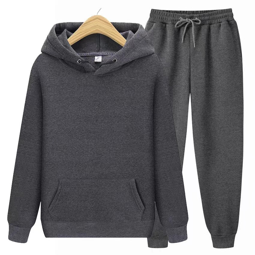 Strionyx – Herren Trainingsanzug Set mit Hoodie & Jogginghose-Dunkelgrau-S-HauteBerlin