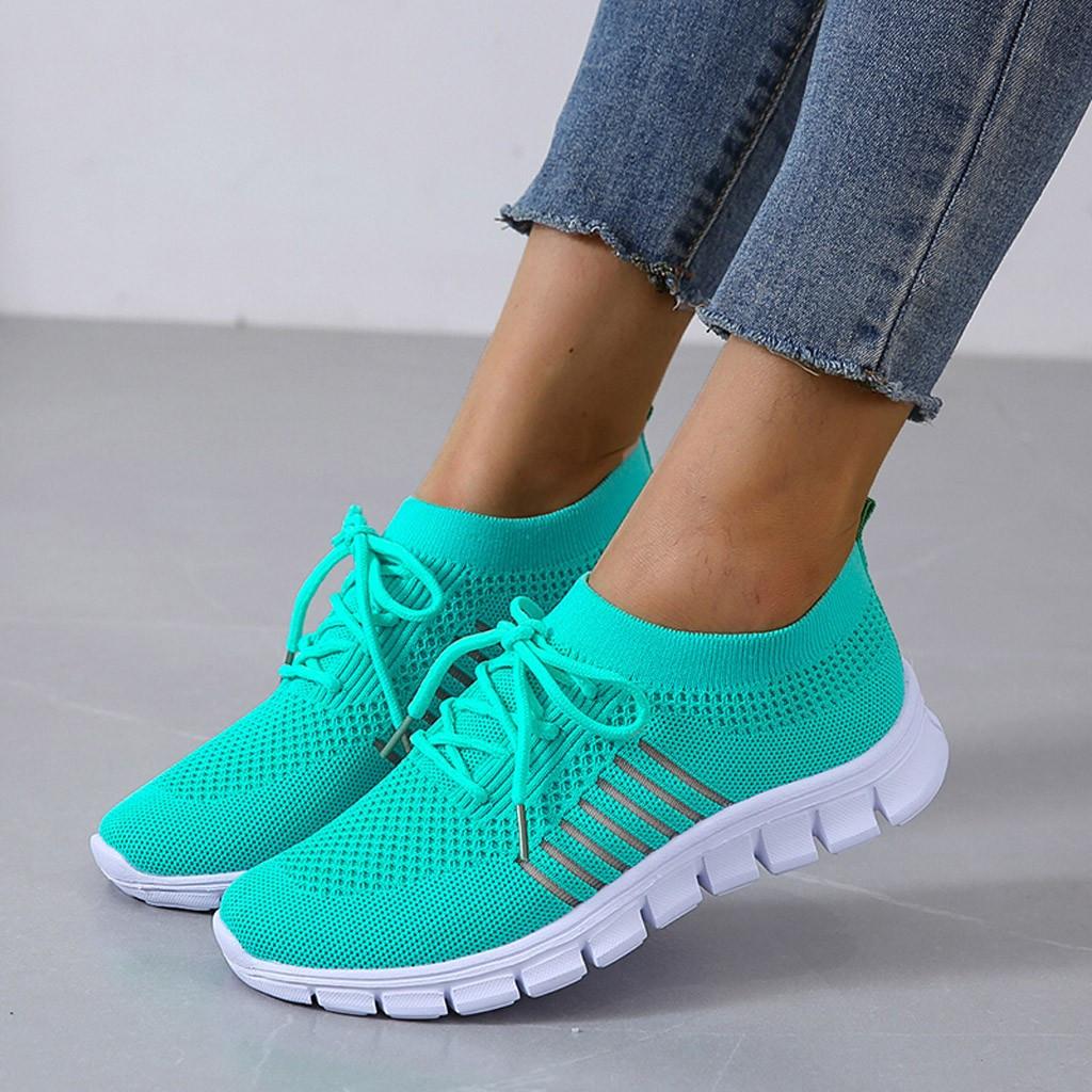 Rachele - Orthopädische Komfort-Damenturnschuhe-Türkis-35-HauteBerlin