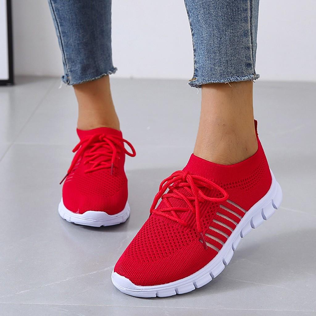 Rachele - Orthopädische Komfort-Damenturnschuhe-Rot-35-HauteBerlin