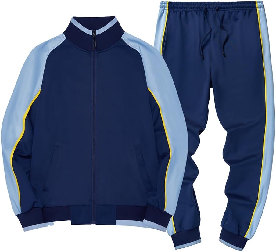 Herren-Trainingsanzug – Sportliches Set aus Jacke mit Reißverschluss und Trainingshose