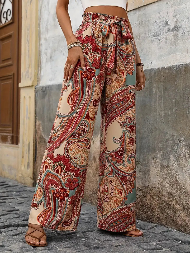 Stella - Boho-Hose mit geradem Bein-HauteBerlin