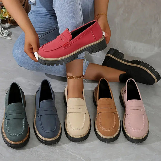 Loafer | Dicke Sohle | Slip-On | Chunky Loafer | Damenschuhe