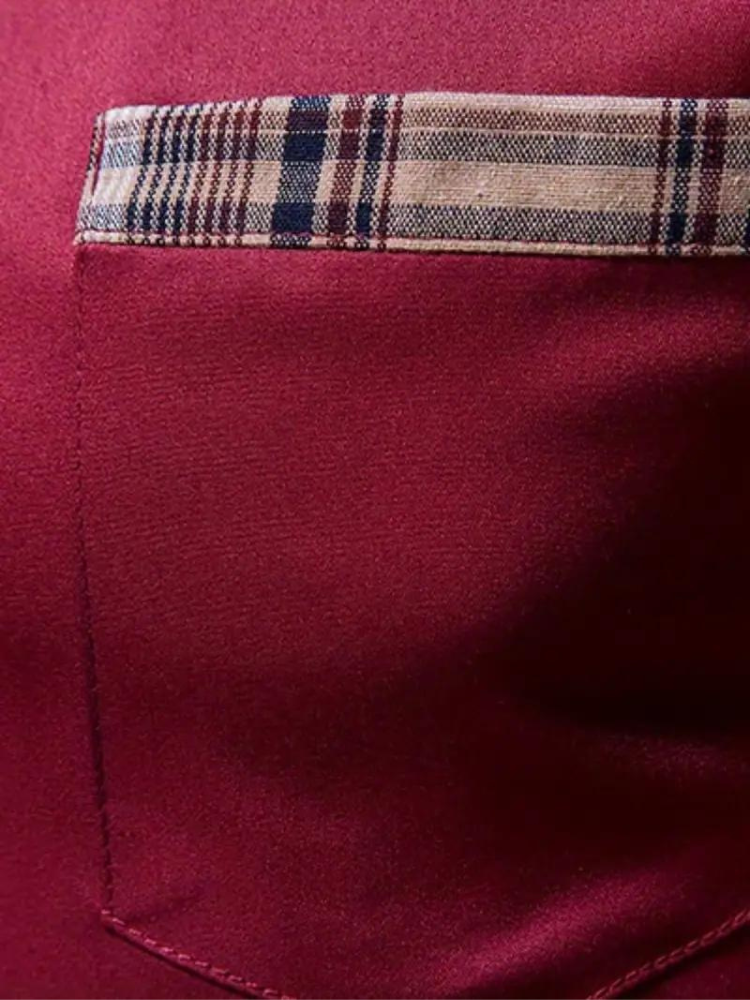 Aidan Kleid Hemd | Herren Langarmhemd mit Revers-Chaps Herrenmode