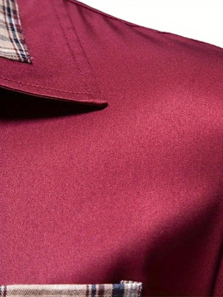 Aidan Kleid Hemd | Herren Langarmhemd mit Revers-Chaps Herrenmode