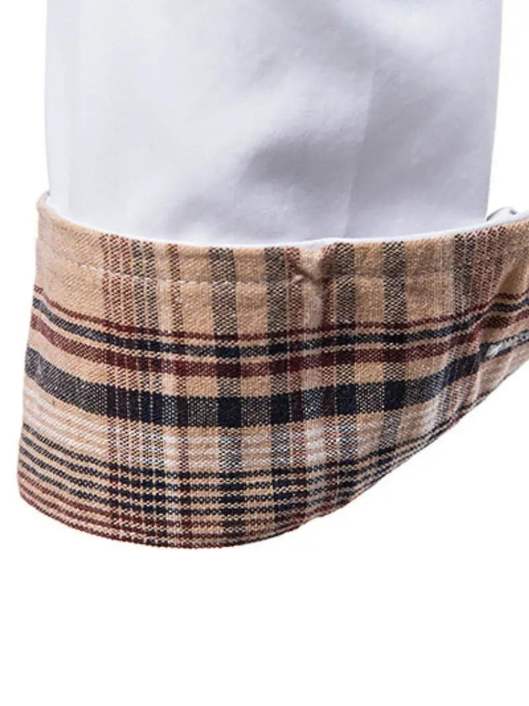 Aidan Kleid Hemd | Herren Langarmhemd mit Revers-Chaps Herrenmode