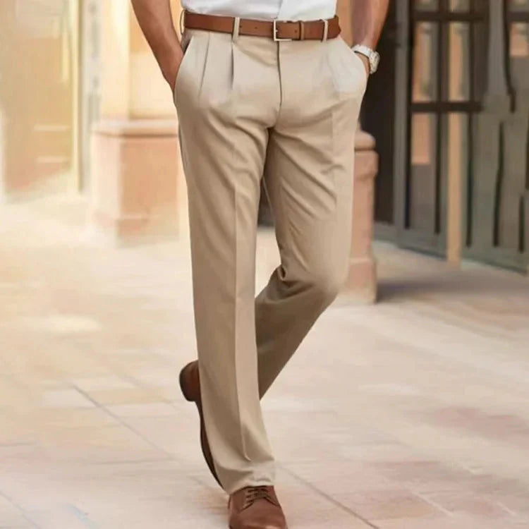 Anzughose | Straight Leg | Officewear | Anzughose | Formelle Herrenhosen-HauteBerlin