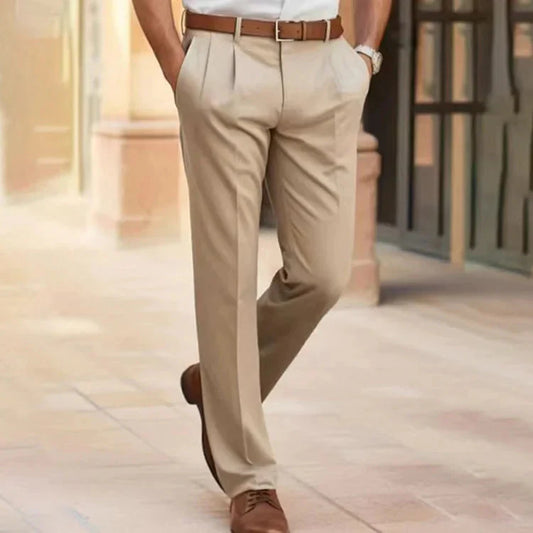 Anzughose | Straight Leg | Officewear | Anzughose | Formelle Herrenhosen-HauteBerlin