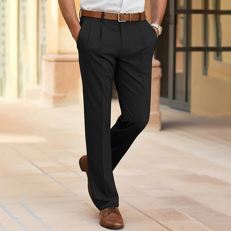 Anzughosen | Smart Casual | Gerades Bein | Businesshosen | Herrenhosen-HauteBerlin