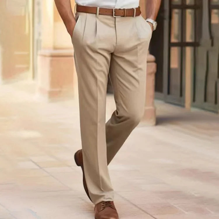 Anzughosen | Smart Casual | Gerades Bein | Businesshosen | Herrenhosen-HauteBerlin