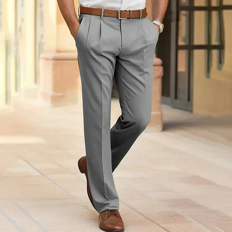 Anzughosen | Smart Casual | Gerades Bein | Businesshosen | Herrenhosen-HauteBerlin