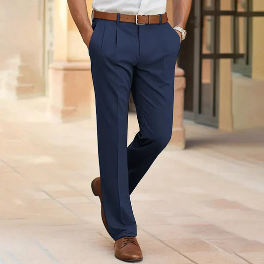 Anzughosen | Smart Casual | Gerades Bein | Businesshosen | Herrenhosen-HauteBerlin