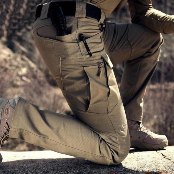 Arbeitshosen – wasserdichte Cargohosen mit geradem Bein für Herren-HauteBerlin