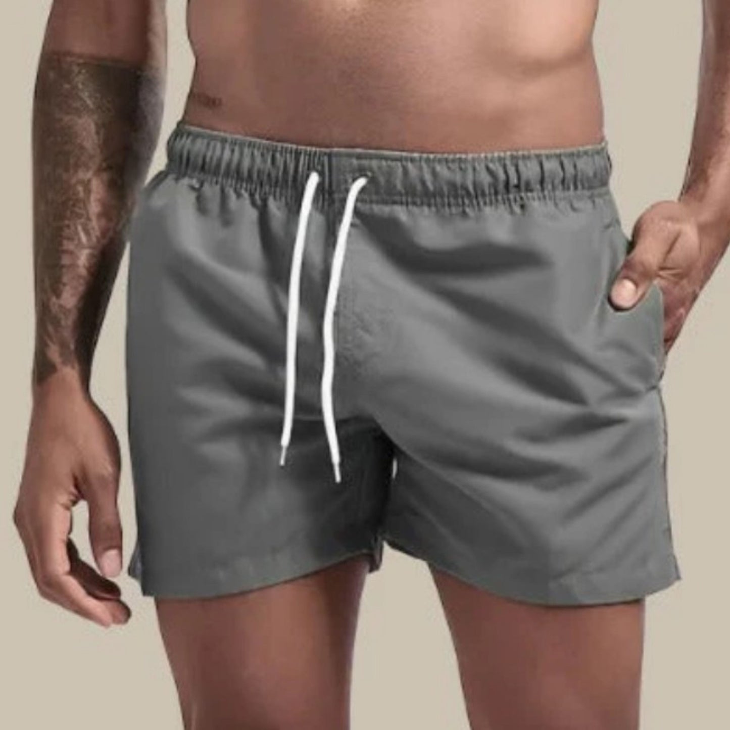 Badeshorts – Elastischer Bund – Schnelltrocknend – Badehose für Männer – Bademode für Männer-HauteBerlin