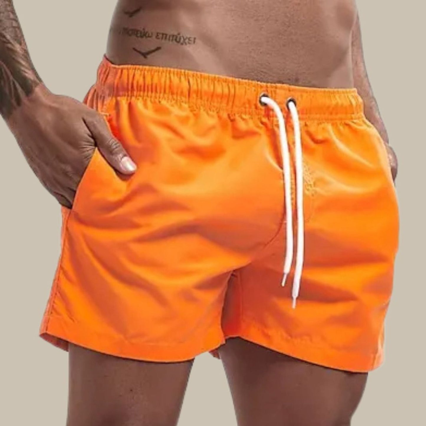Badeshorts – Elastischer Bund – Schnelltrocknend – Badehose für Männer – Bademode für Männer-HauteBerlin