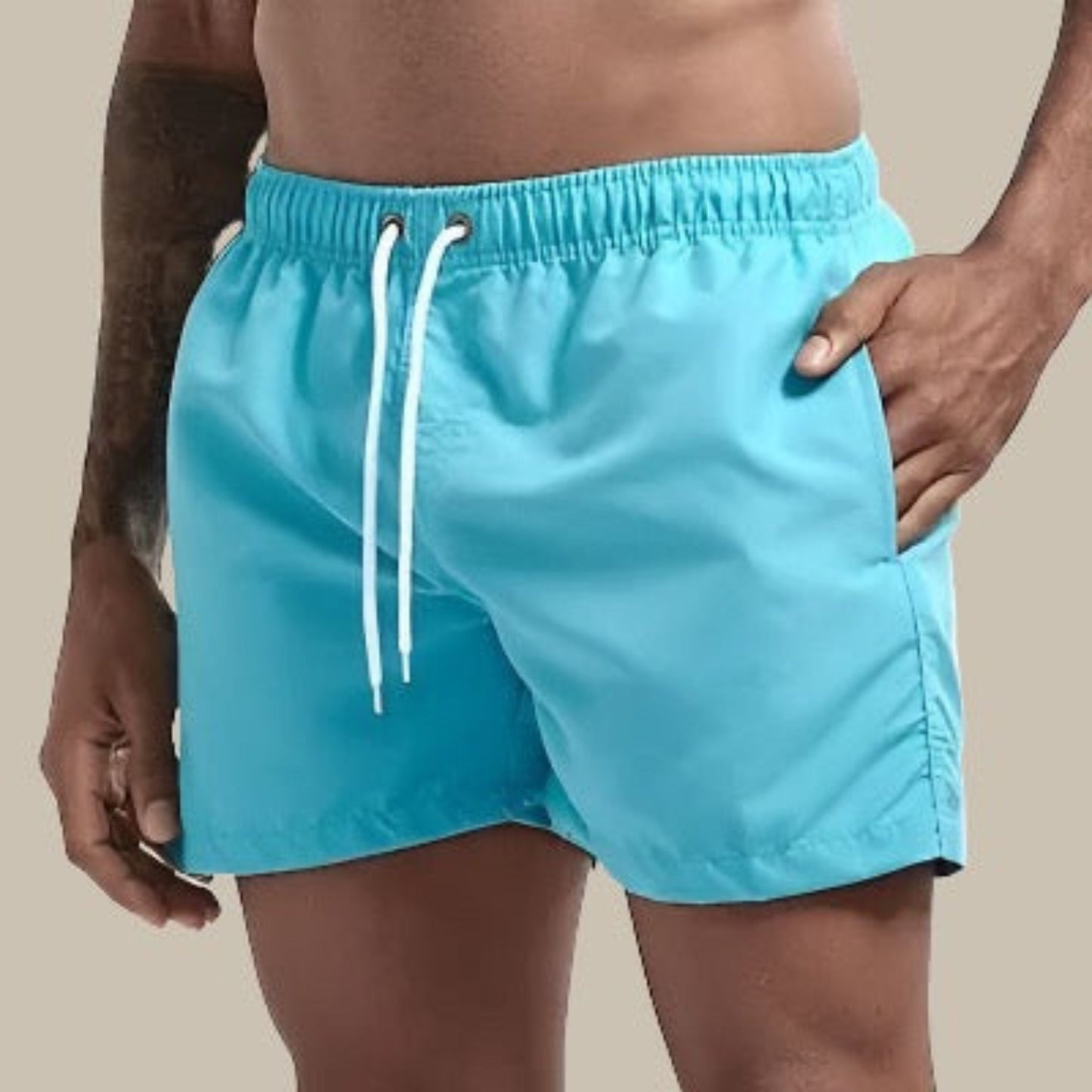 Badeshorts – Elastischer Bund – Schnelltrocknend – Badehose für Männer – Bademode für Männer-HauteBerlin