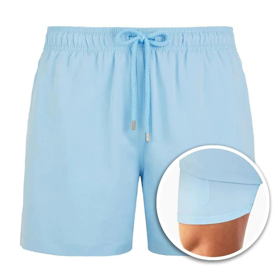 Badeshorts – Kordelzug – 2-in-1 – Boardshorts – Bademode für Männer-HauteBerlin