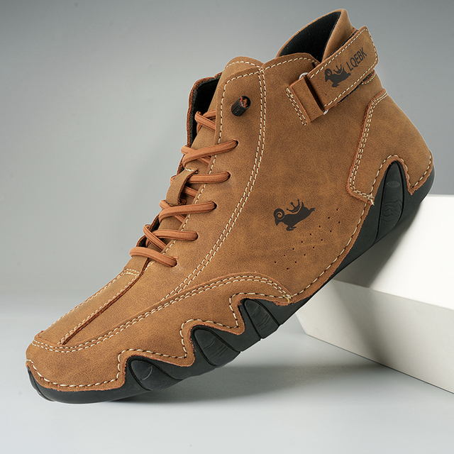 Barfußschuhe | Rutschfest | Slip-On | Sneakers mit Knöchelriemen | Herrenschuhe-HauteBerlin