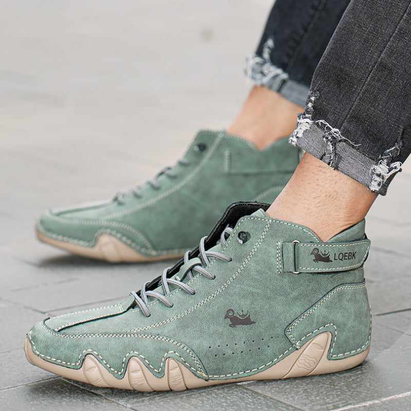 Barfußschuhe | Rutschfest | Slip-On | Sneakers mit Knöchelriemen | Herrenschuhe-HauteBerlin