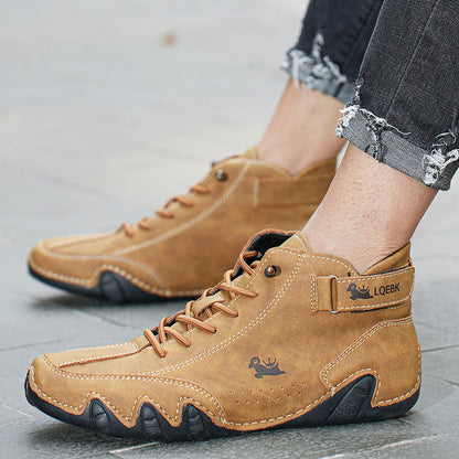 Barfußschuhe | Rutschfest | Slip-On | Sneakers mit Knöchelriemen | Herrenschuhe-HauteBerlin