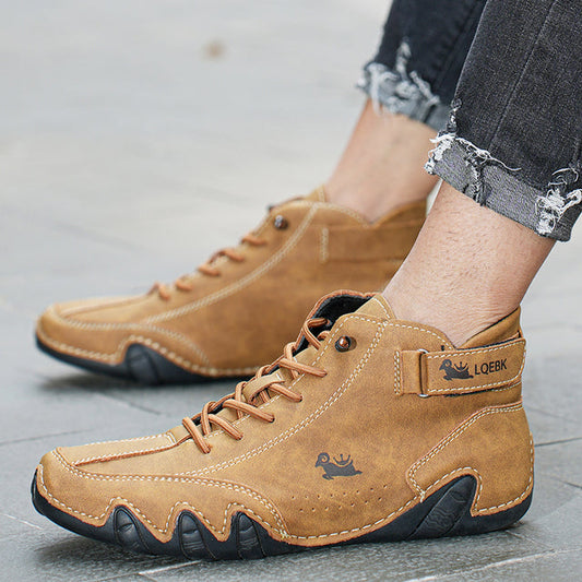 Barfußschuhe | Rutschfest | Slip-On | Sneakers mit Knöchelriemen | Herrenschuhe-HauteBerlin