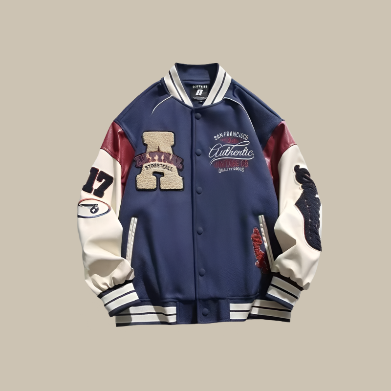 Baseballjacke – Oversized – Collegejacke – Bomberjacke – Herrenjacke-HauteBerlin