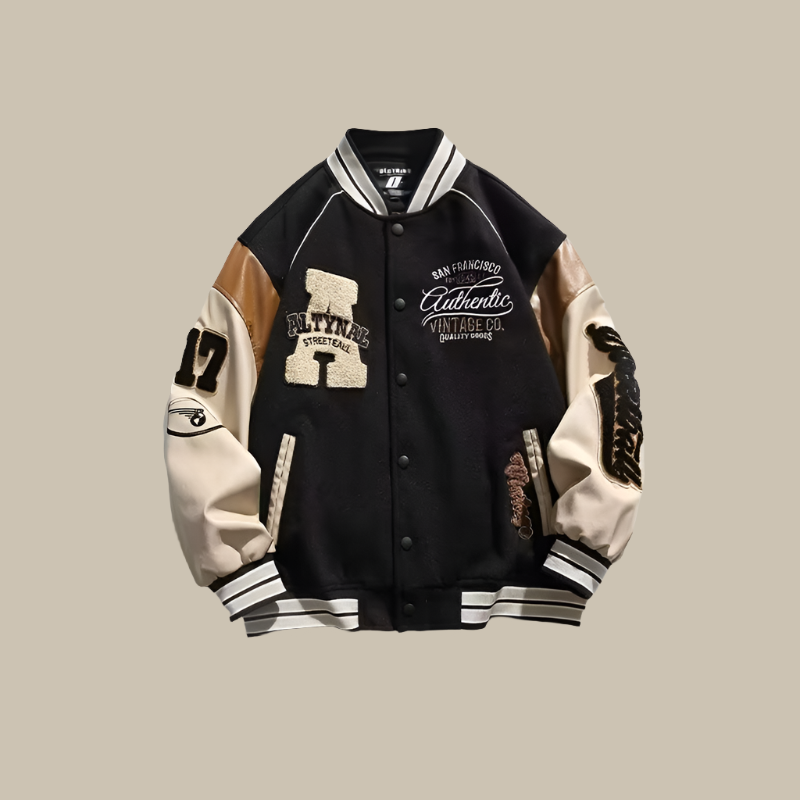 Baseballjacke – Oversized – Collegejacke – Bomberjacke – Herrenjacke-HauteBerlin