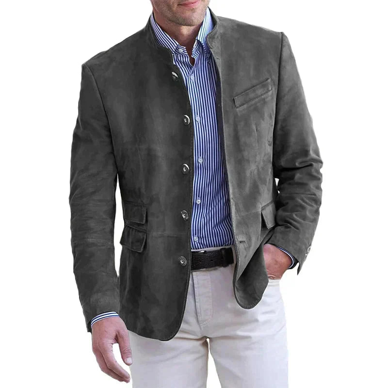 Blazer Jacke - Einreihig - Herbst - Retro Jacke - Herrenjacken-HauteBerlin